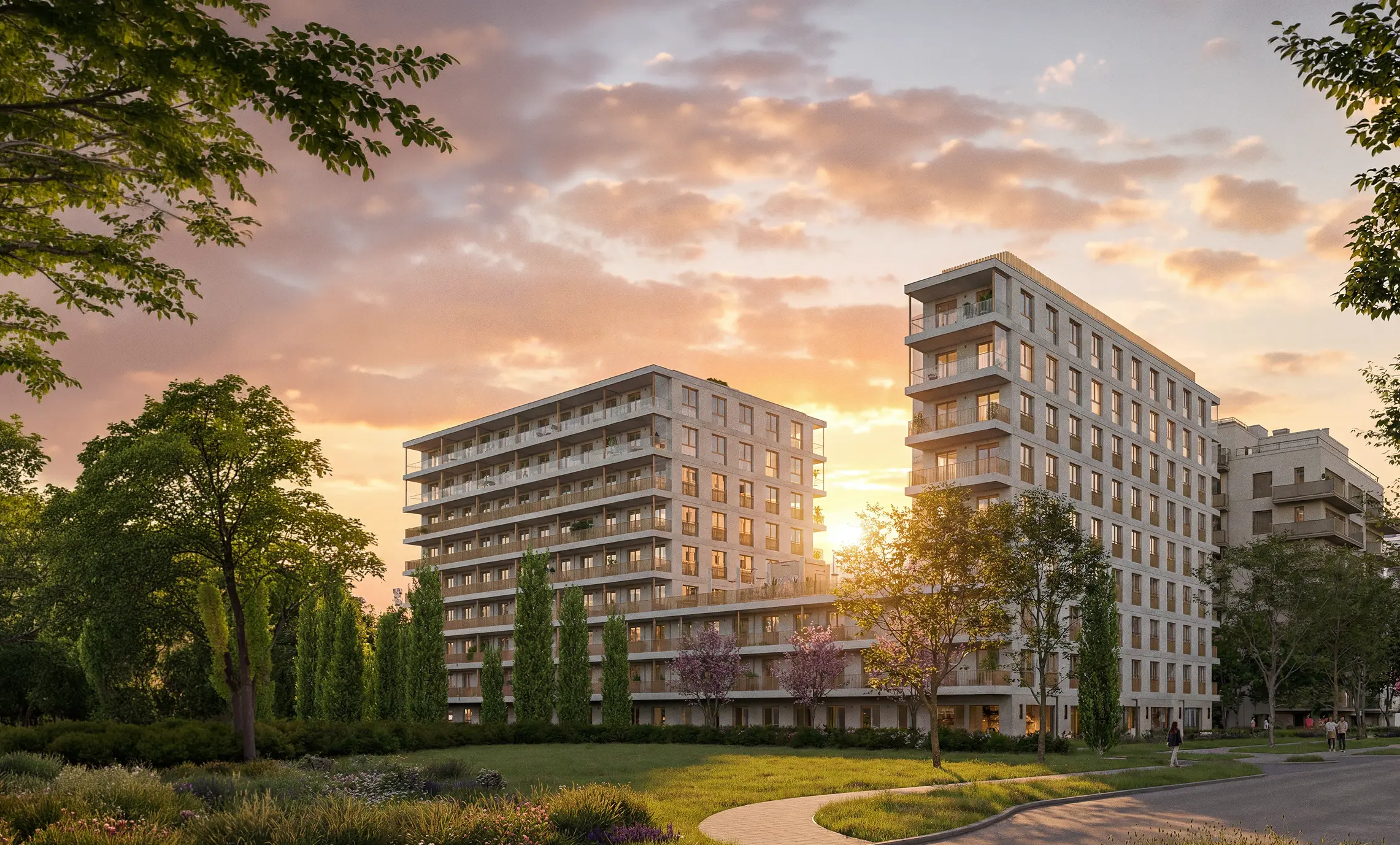 Wizualizacja architektury inwestycji Westo Wola